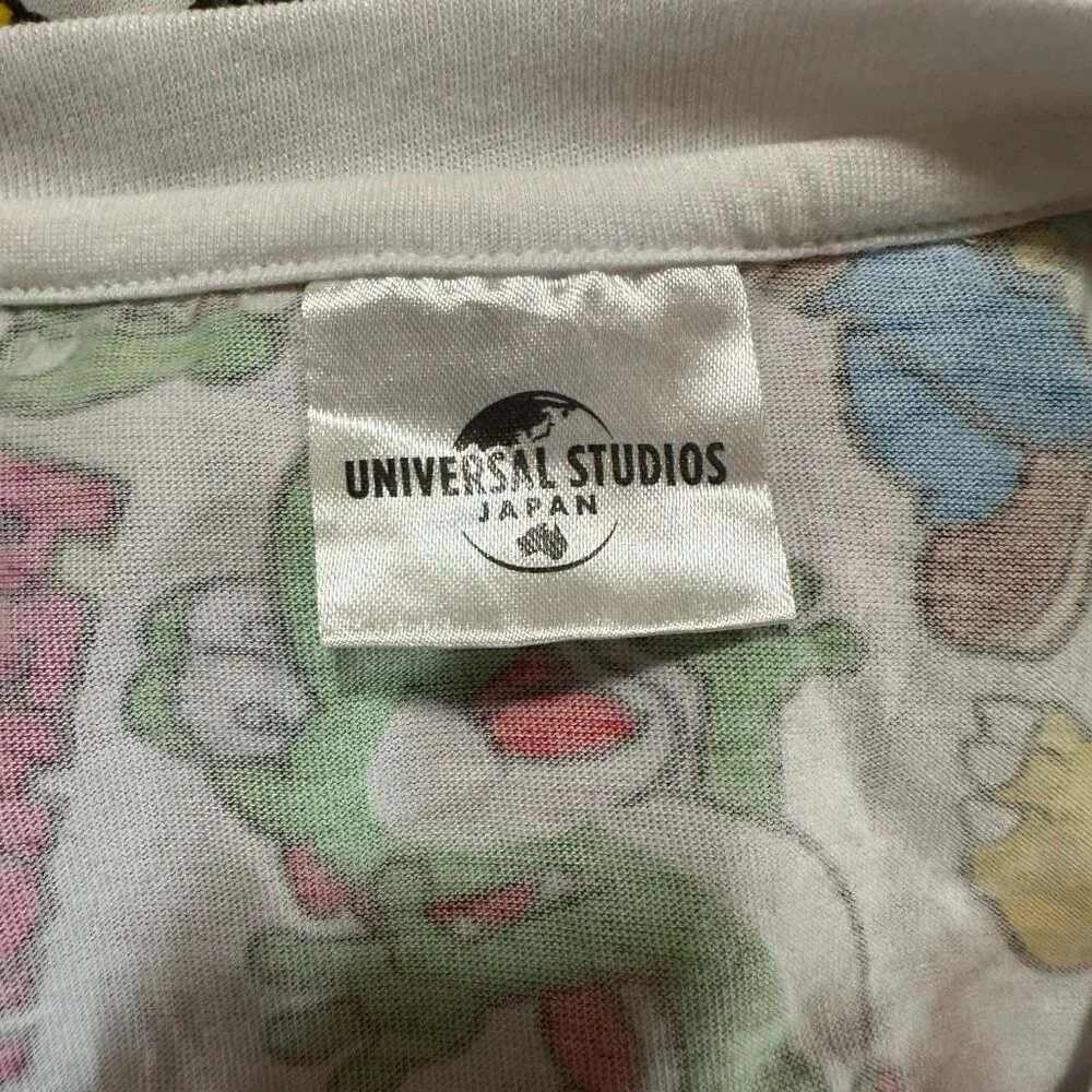 Mario Luigi Peach Yoshi Koopa Universal Studios Japan Men's T Shirt Size Large C - Picture 3 of 4